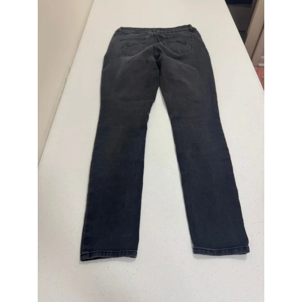 CJ Denim Womens Mid Rise Skinny Jeans Faded Black Size 10‎ Stretch 3311
